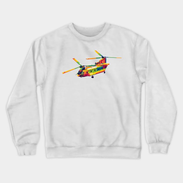 Ch-47 Chinook Crewneck Sweatshirt by wpaprint